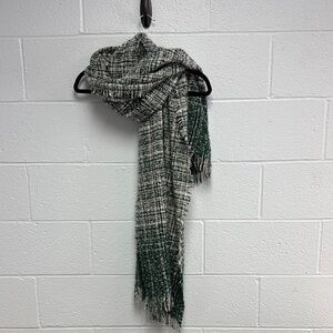 Plaid Green and White Scarf from Stitch Fix